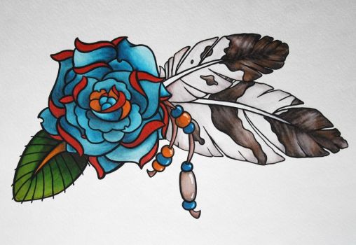 native_american_rose_by_lotuselysse